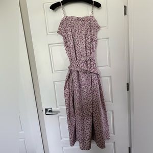 Size 10 Pink Tonal Ditsy Tory Burch dress